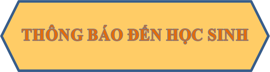 Thông báo đến học sinh